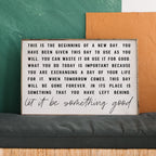 This is the Beginning of a New Day | Wood Sign - WilliamRaeDesigns