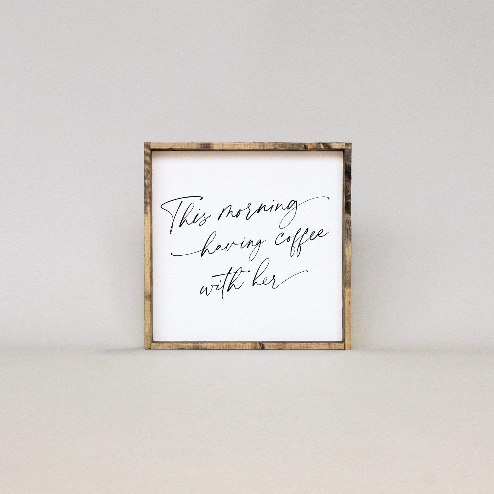 This Morning Having Coffee With Her - WilliamRaeDesigns