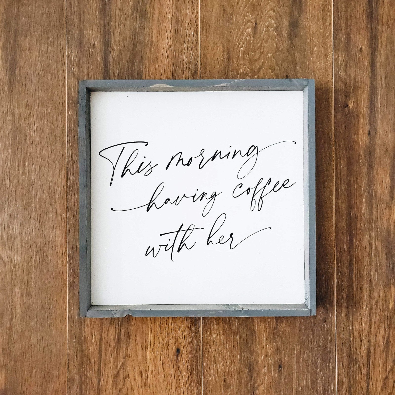 This Morning Having Coffee With Her - WilliamRaeDesigns