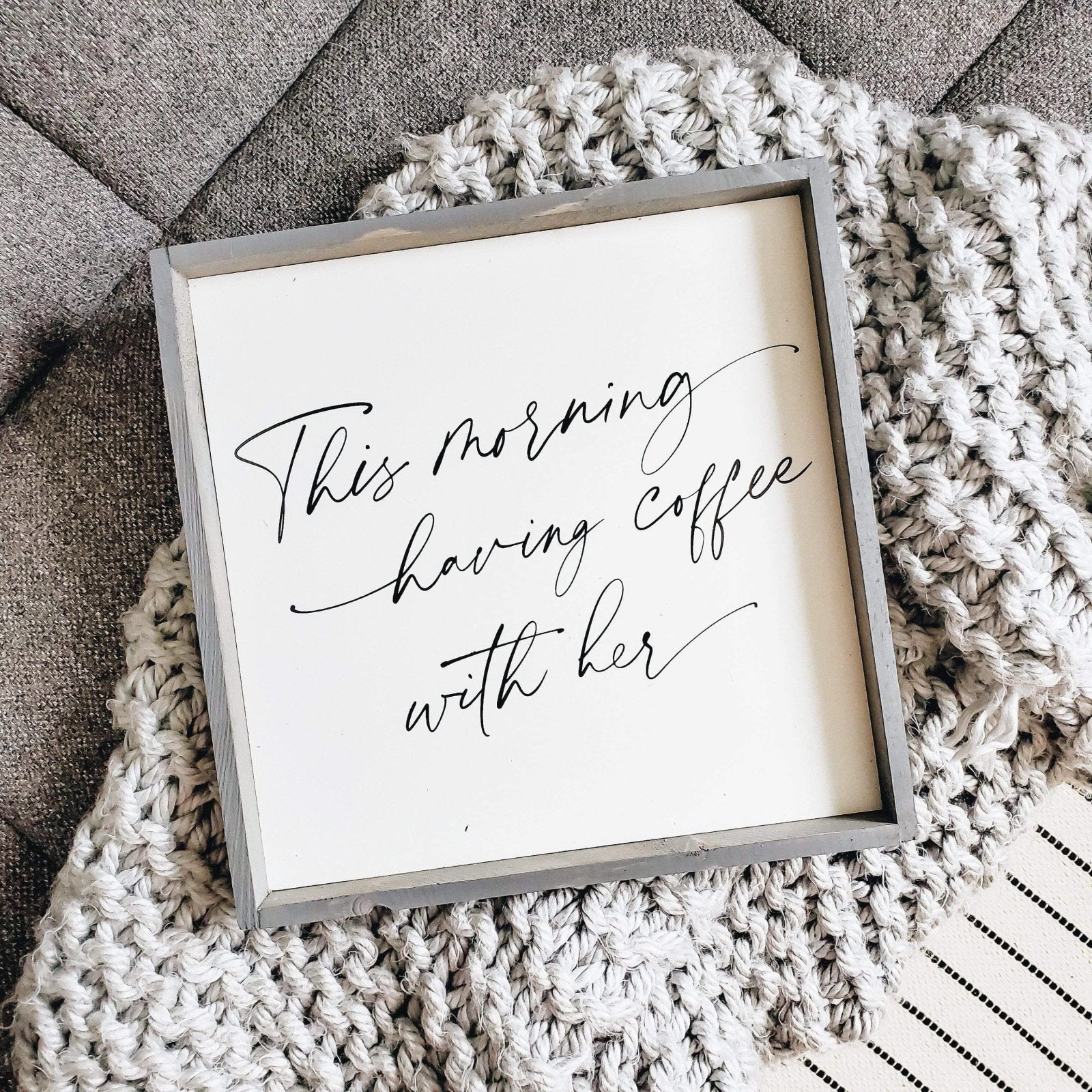 This Morning Having Coffee With Her - WilliamRaeDesigns