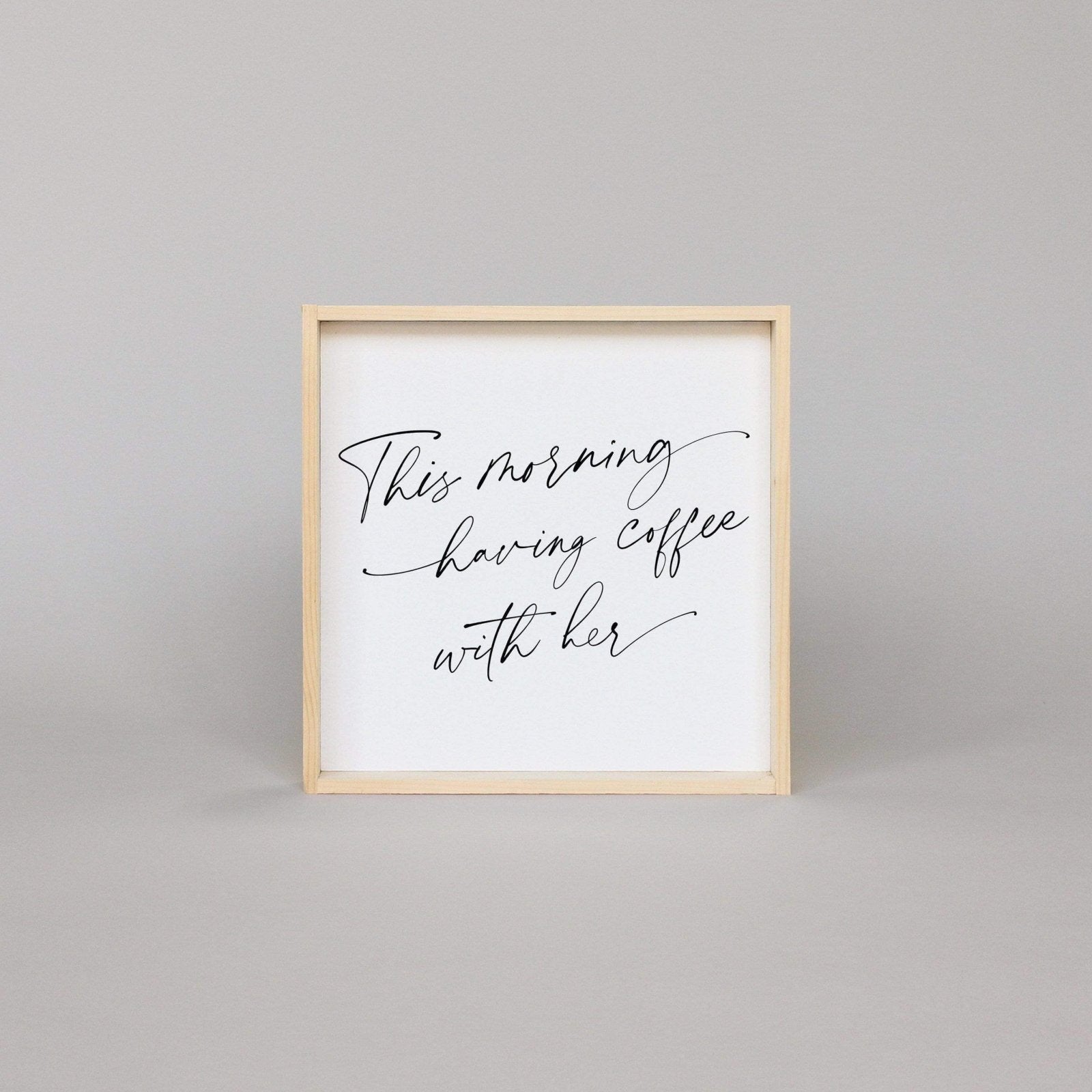 This Morning Having Coffee With Her - WilliamRaeDesigns