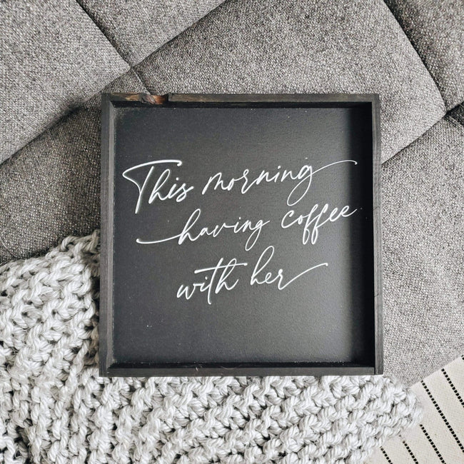 This Morning Having Coffee With Her - WilliamRaeDesigns