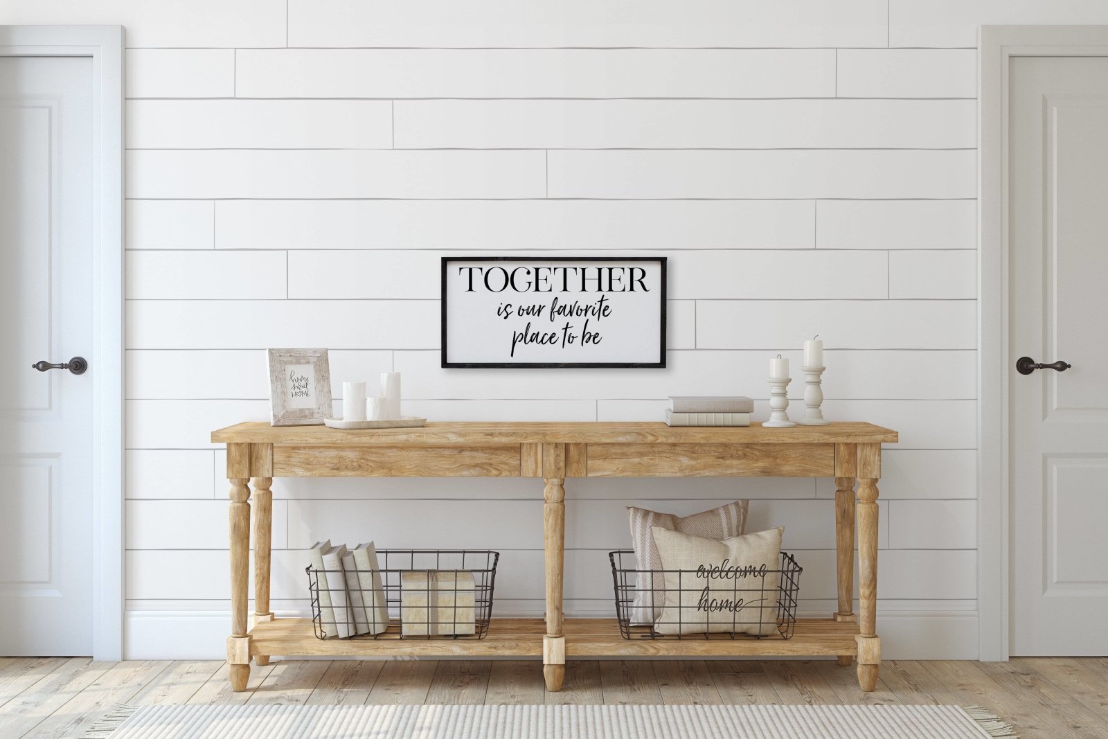 Together Is Our Favorite Place To Be | Wood Sign - WilliamRaeDesigns