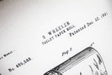 Toilet Paper Patent | Wood Sign - WilliamRaeDesigns