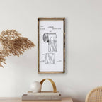 Toilet Paper Patent | Wood Sign - WilliamRaeDesigns