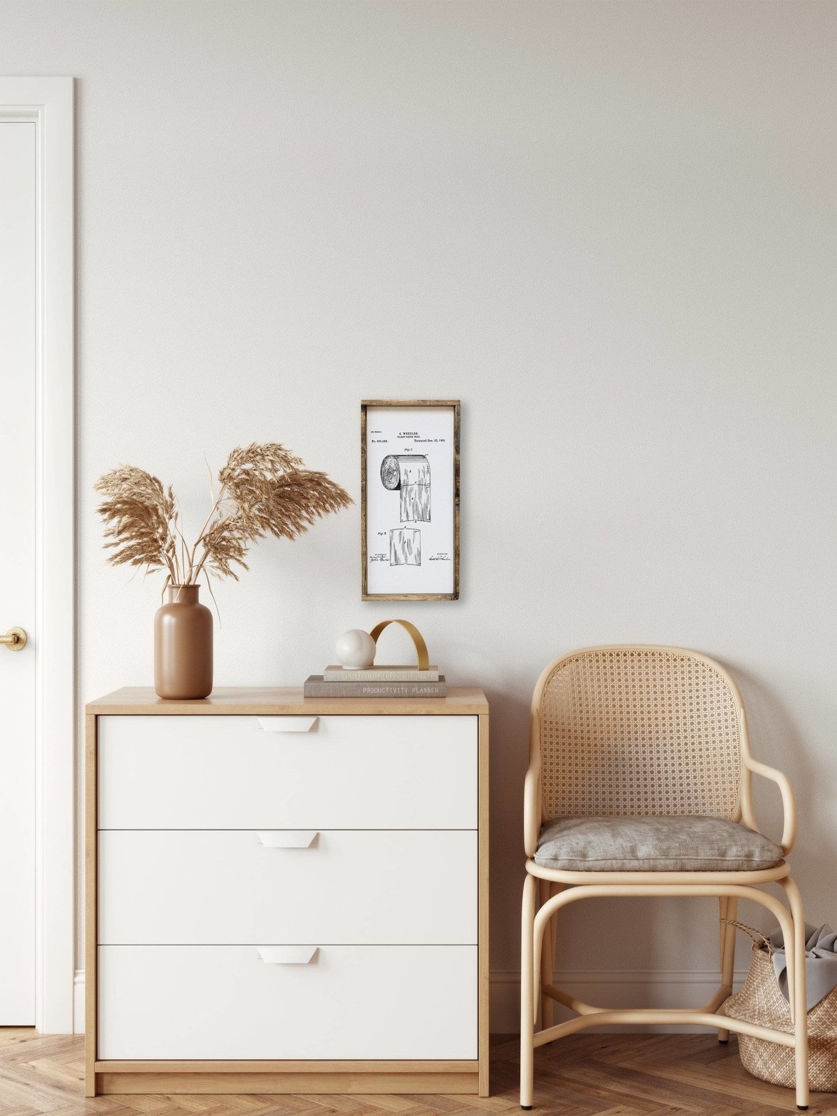 Toilet Paper Patent | Wood Sign - WilliamRaeDesigns