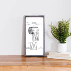 Toilet Paper Patent | Wood Sign - WilliamRaeDesigns