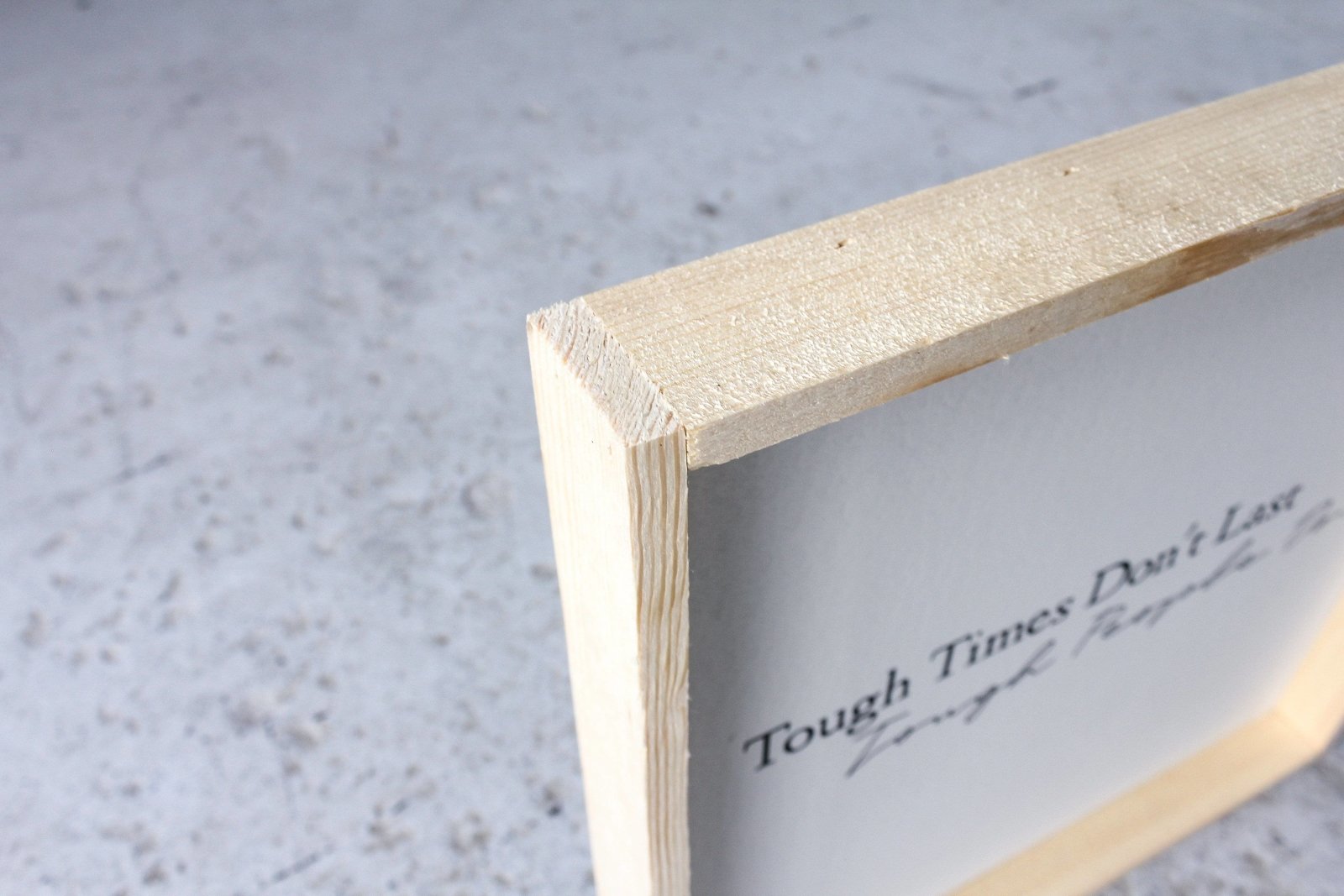 Tough Times Don't Last Tough People Do - WilliamRaeDesigns