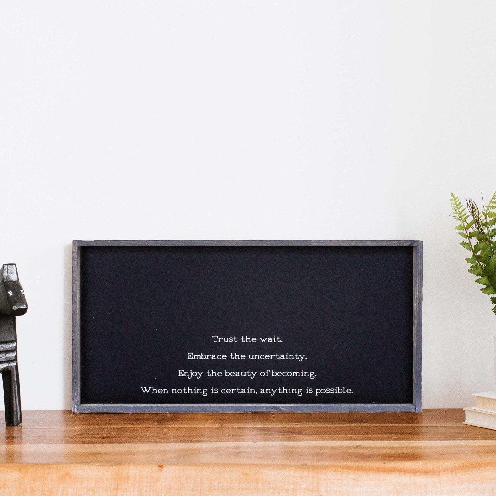 Trust The Wait | Wood Sign - WilliamRaeDesigns