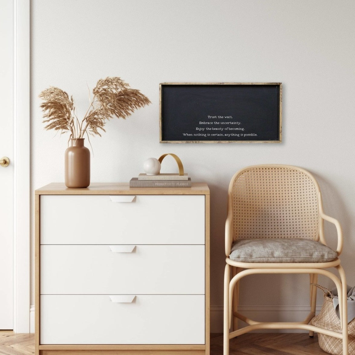 Trust The Wait | Wood Sign - WilliamRaeDesigns