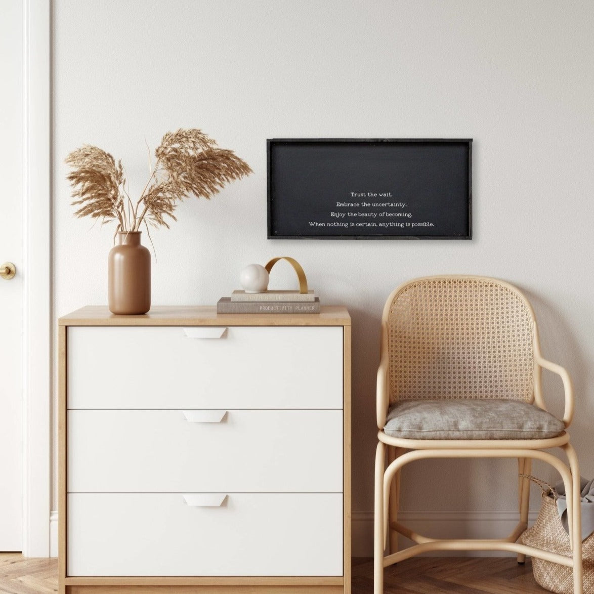 Trust The Wait | Wood Sign - WilliamRaeDesigns