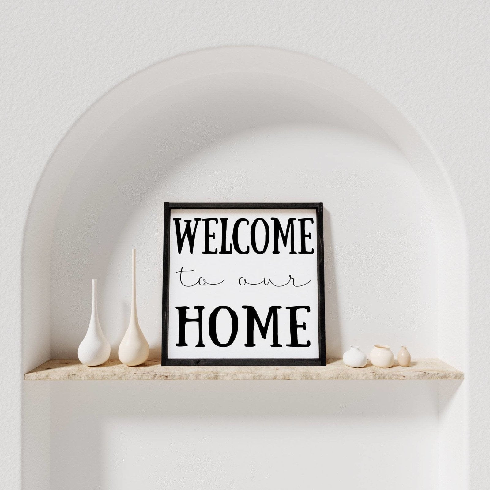 Welcome To Our Home | Wood Sign - WilliamRaeDesigns