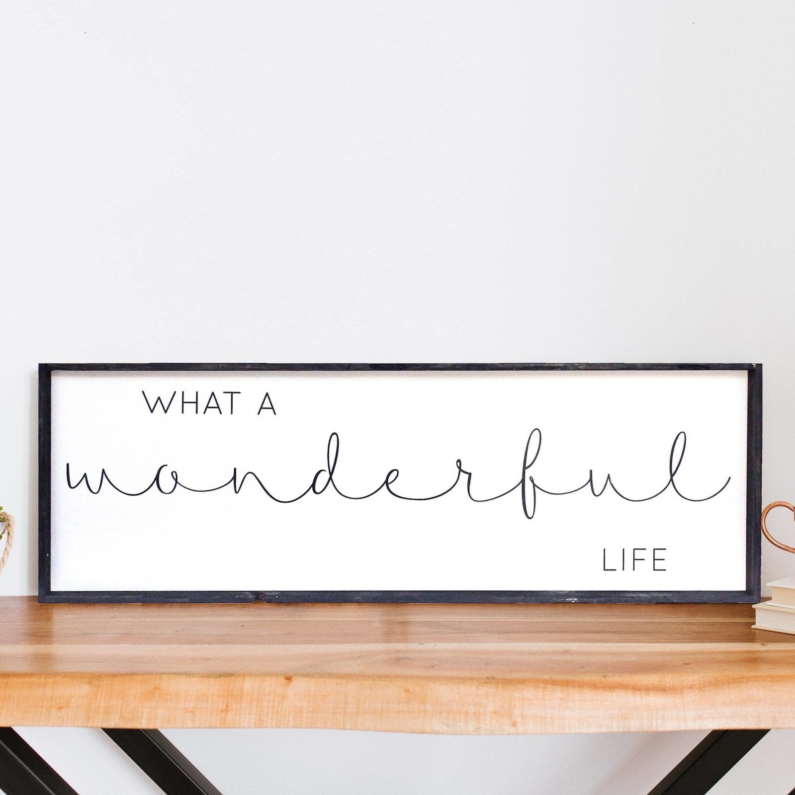 What A Wonderful Life | Wood Sign - WilliamRaeDesigns