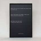 When I First Saw You ... | Wood Sign - WilliamRaeDesigns