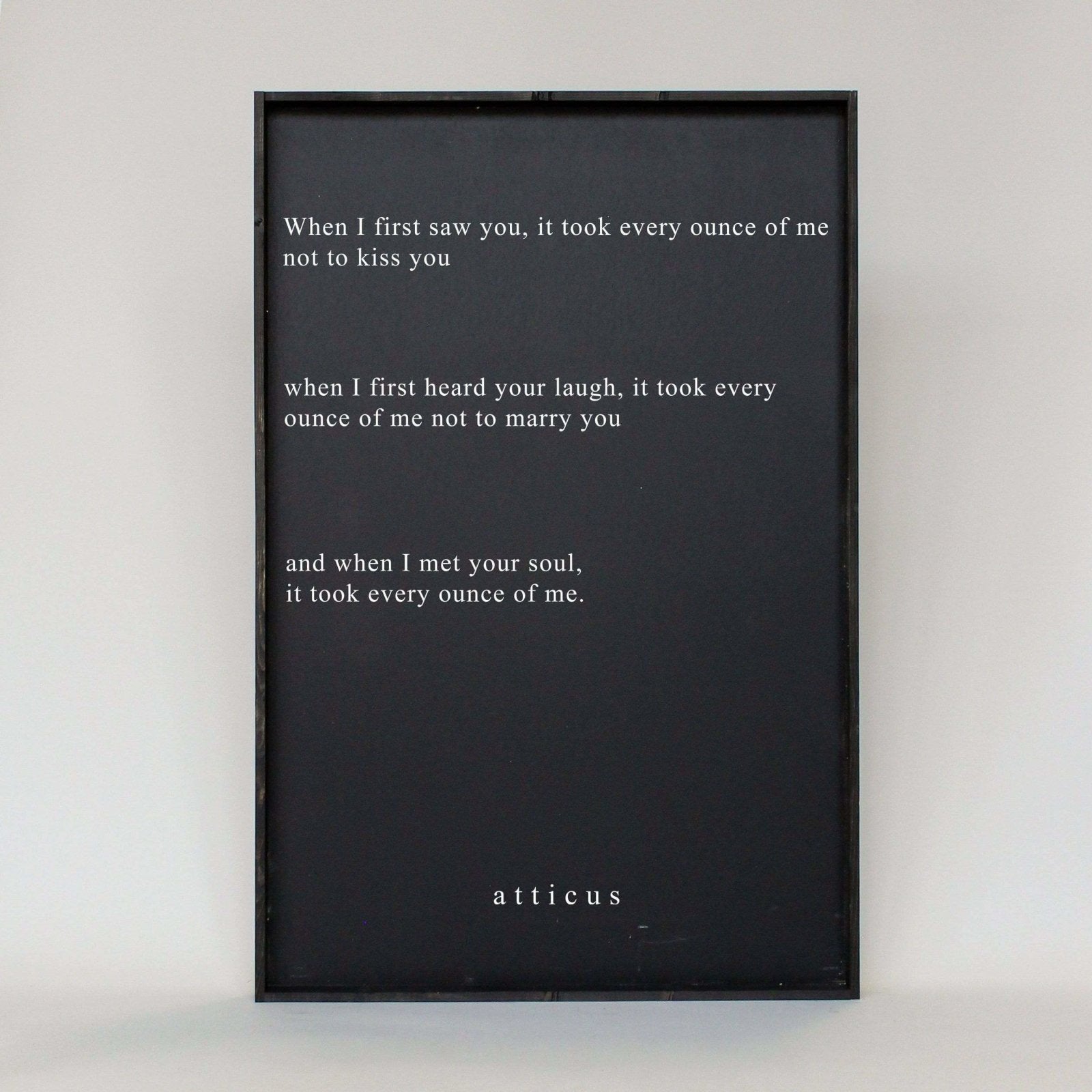 When I First Saw You ... | Wood Sign - WilliamRaeDesigns