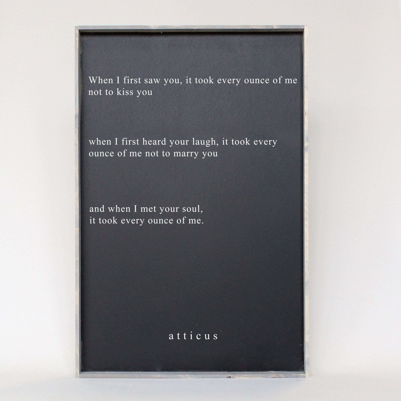 When I First Saw You ... | Wood Sign - WilliamRaeDesigns