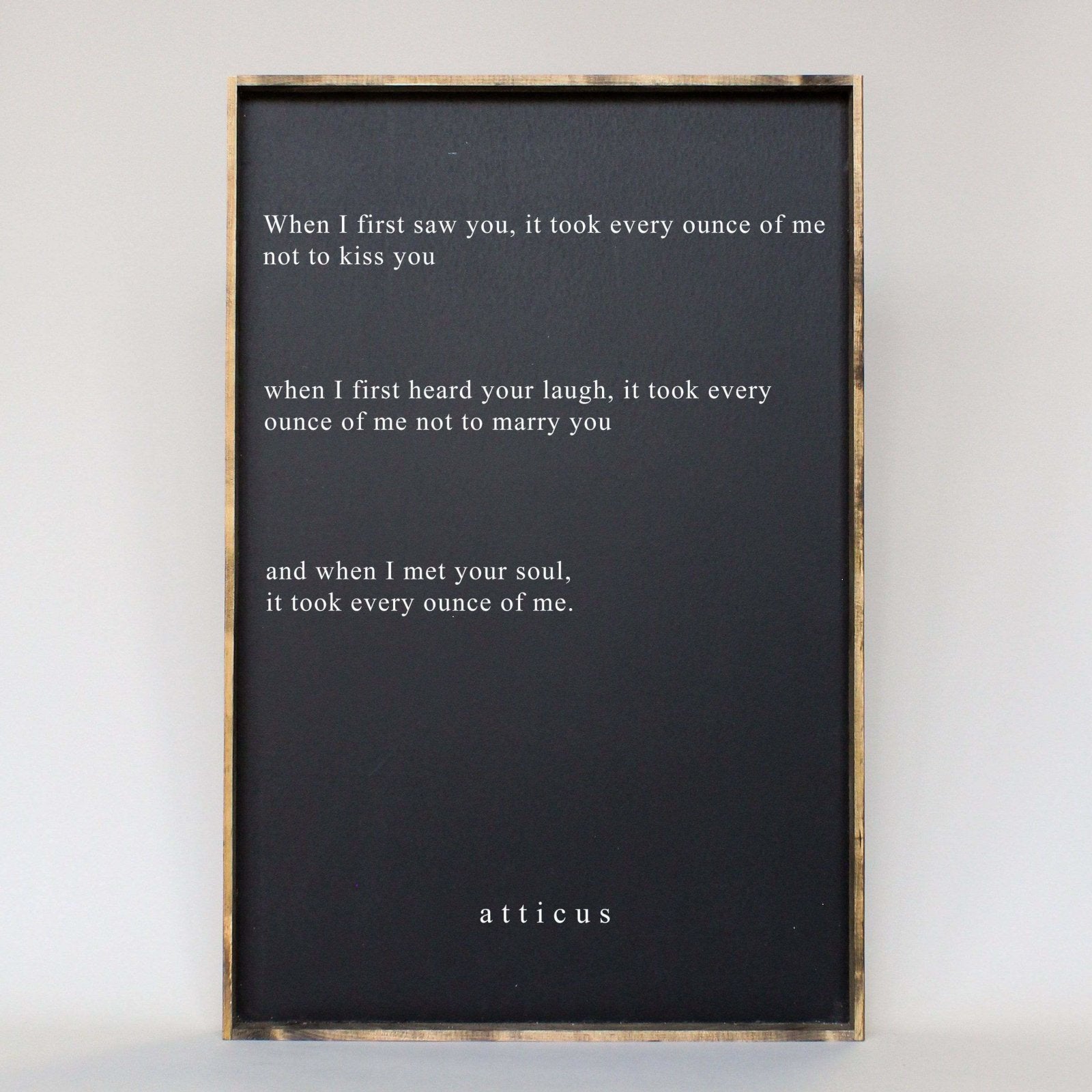 When I First Saw You ... | Wood Sign - WilliamRaeDesigns
