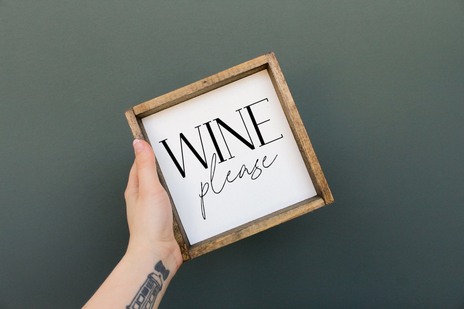 Wine Please | Wood Sign - WilliamRaeDesigns