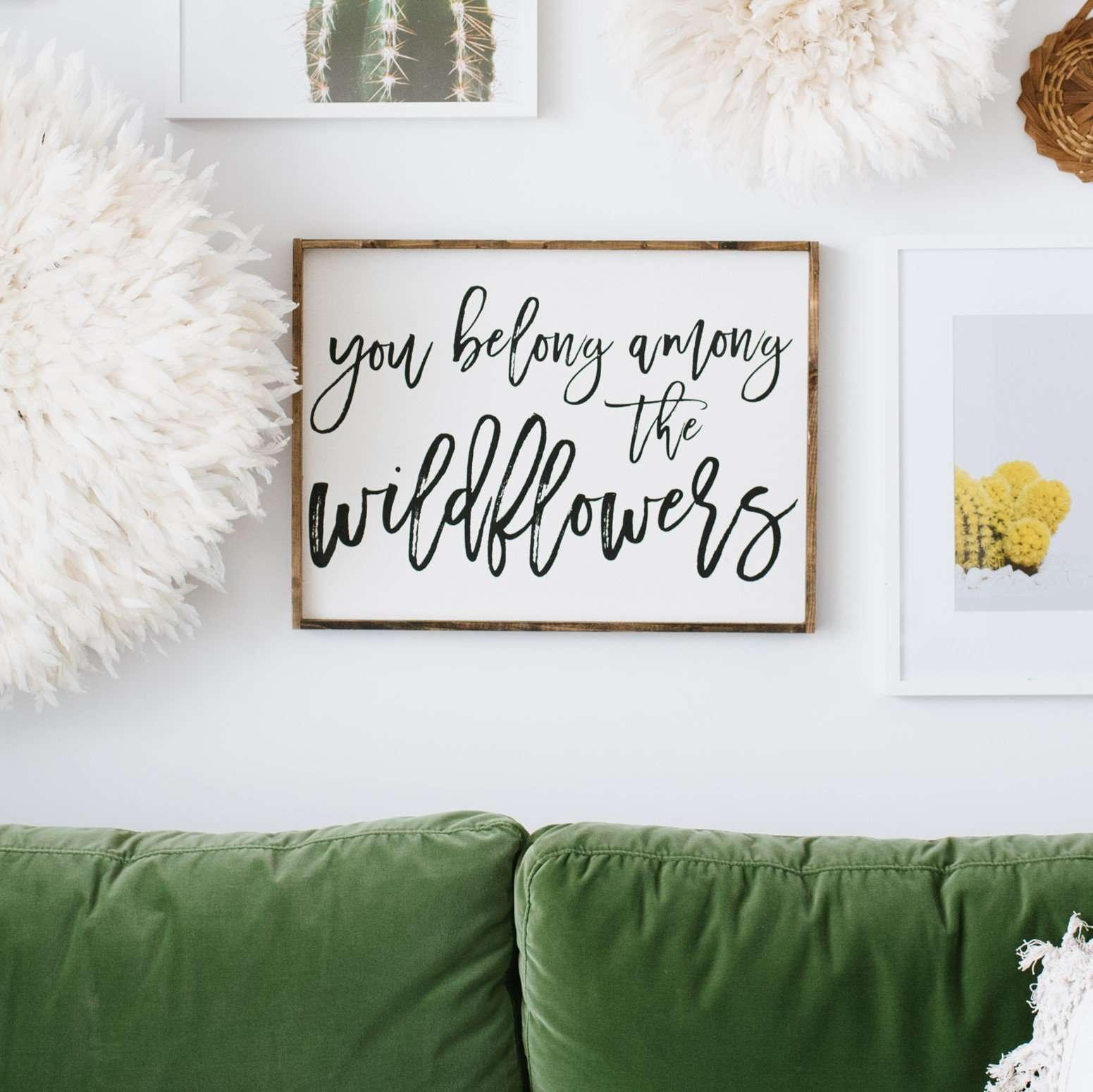 You Belong Among The Wildflowers | Wood Sign - WilliamRaeDesigns